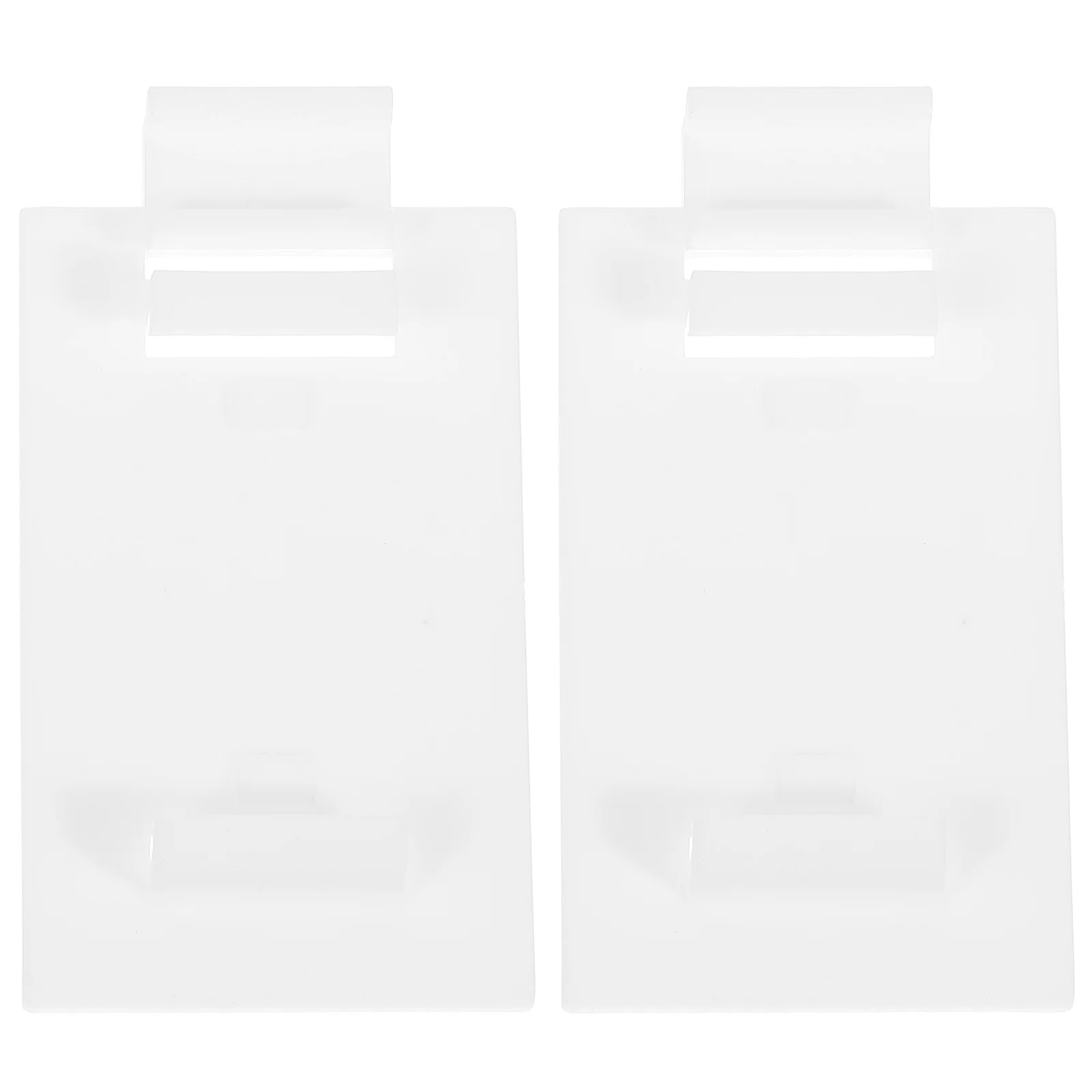 

2Sets Curtain Bracket Accessories Roller Blind Fittings No Drill Mounting for Pleated Shades Sturdy Plastic Replacement Parts