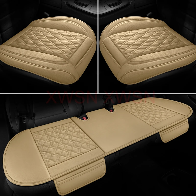 Universal Style Nappa Leather Car Seat Cover Cushion for Geely Emgrand EC7 Nissan Juke Tucson Ford Focus 2 Auto Accessories