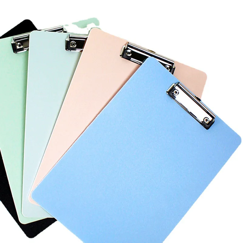 

Portable Mini A6 File Folder Thick Durable Writing Clipboard With Low Profile Gold Clip Simple Paper Organizer