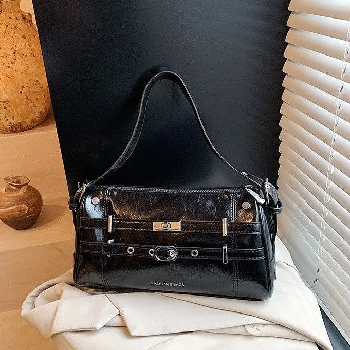 

Модная женская сумка 2026 года, нишевая модель класса люкс, простая сумка-подушка на плечо, универсальная сумка через плечо/кроссбоди