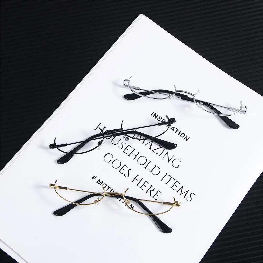 

Cute Party Eyewear Eyewear Male Female Oval Glasses Frame Photography Decoration Spectacle Frames Half Frames Glasses Frame