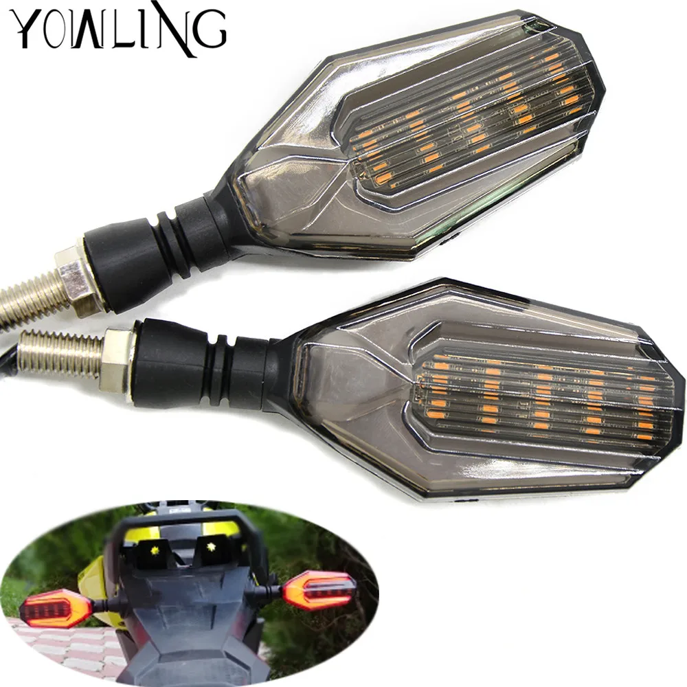 For yamaha YZF R6 1999 2000 2001 2002 2003 2004 2005 2007 -2016 Motorcycle 14 LED Turn Signal Lights Indicator Amber Blinker