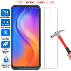 Custodia per telefono per tecno spark 6 go vetro temperato su techno spark6 6go spark6go cover posteriore custodia protettiva 360 coque tehno texno