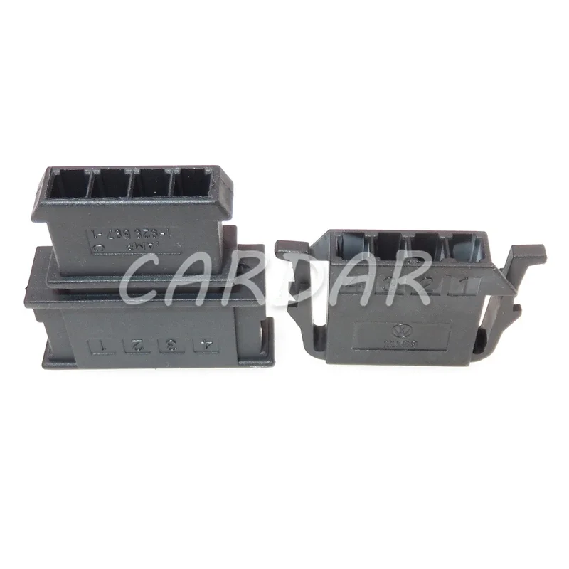 1 Set 4 Pin 191972704 Automotive Male Famale Electric wire Harness Socket AC Assembly 1-929591-1 Wiring Connector For BMW VW