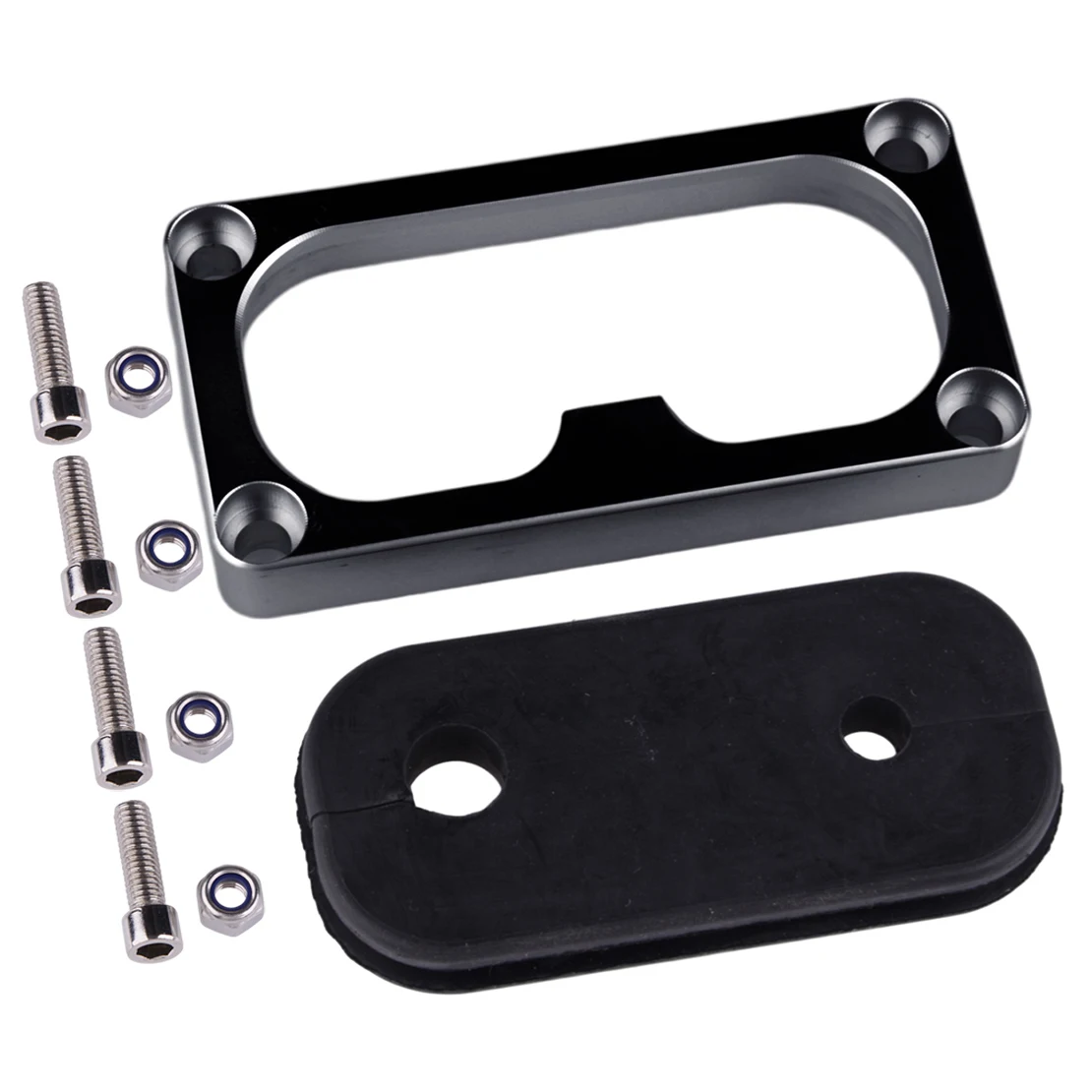 Black Billet Firewall Shifter Cable Grommet Fit for Honda Civic Acura Integra K-Series Swap K20 K20a2 K20z 1994-1998 1999 2000