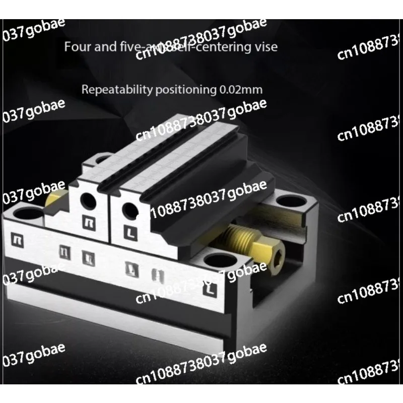 High rigidity High precision CNC four- and five-axis clamp self-centering vise in a variety of sizes