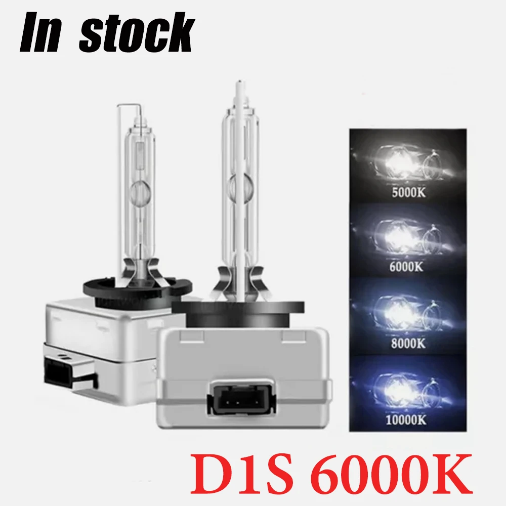 D1S HID Xenon Headlight Light Bulbs Replacement For BMW 3 Series E92 E93 Audi Benz 5000K 6000K 8000K 12000K Yellow Wihte Bule 2x