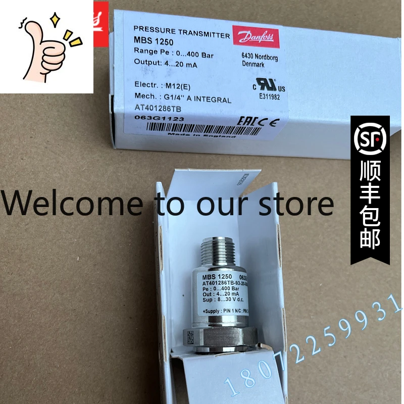 

Датчик давления Danfoss MBS8250 064G1184 0-250 бар, новый, оригинальный, преобразователь давления