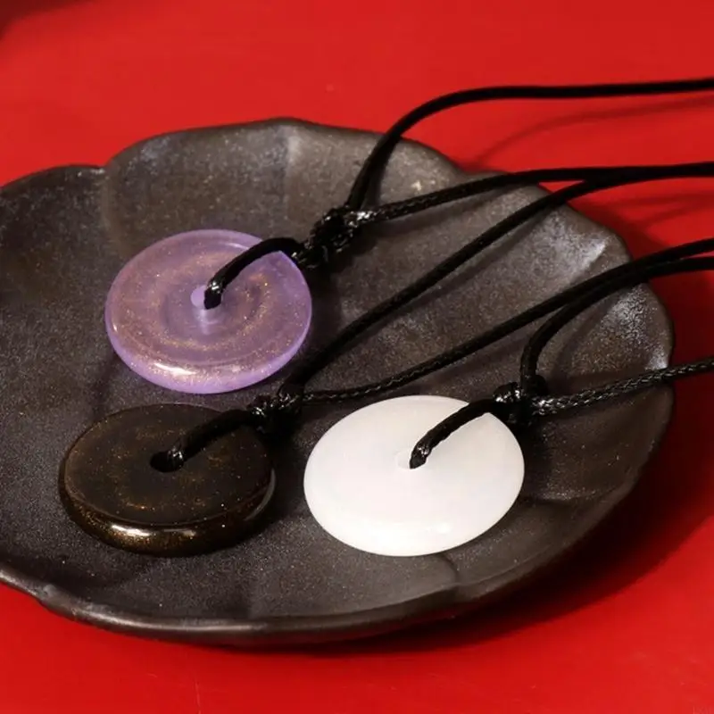  DIY 3D Hollow Round Pendant Silicone Mold Epoxy Resin Mold for Making Crafts