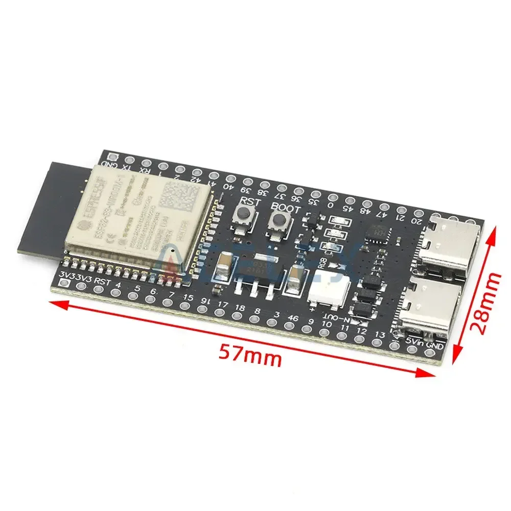 ESP32 / ESP32-C3 / ESP32-S3 Dual Type-C Development Board CORE Board ESP32-C3-DevKitM-1 ESP32-C3-MINI-1 ESP32-S3-DevKit C N16R8