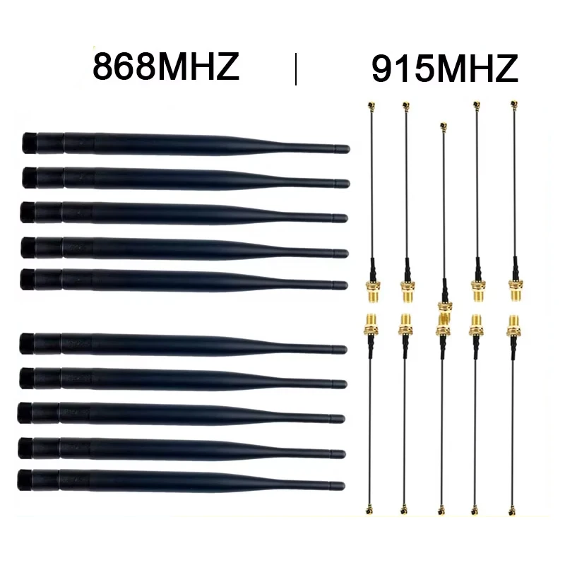 

868 МГц/915 МГц SMA-папа 5 дБи Антенна к SMA-гнездовому кабелю-для LoRa Arduino WiFi IoT Drone Wireless