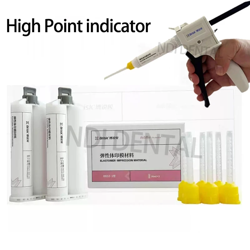 Dental Impression Material Oral Cavity Putty Light Body Elastomeric Advanced Cartridges Denture Dental Injection Molding Product