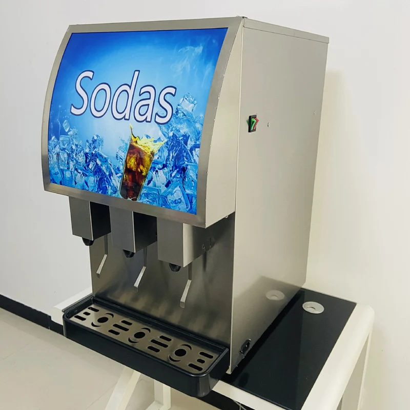 PBOBP Automatic Frozen Coke Cola Machine Juice Vending Machine Commercial Beverage Drinks Dispenser Restaurant Equipment