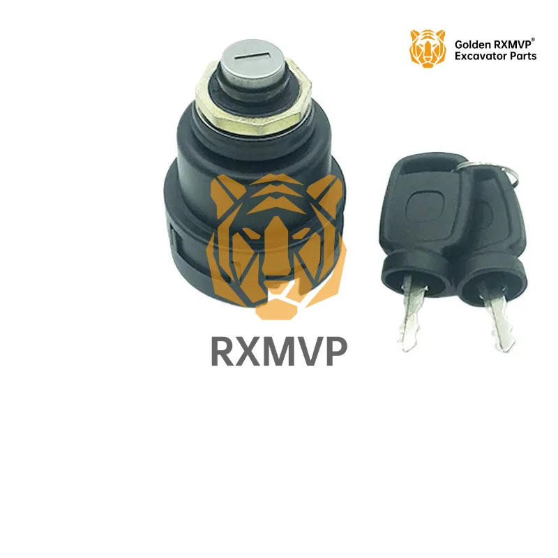 For Excavator sunward  50 60 70 80 90 150 205 210 230Electric door lock start ignition switch Excavator Parts