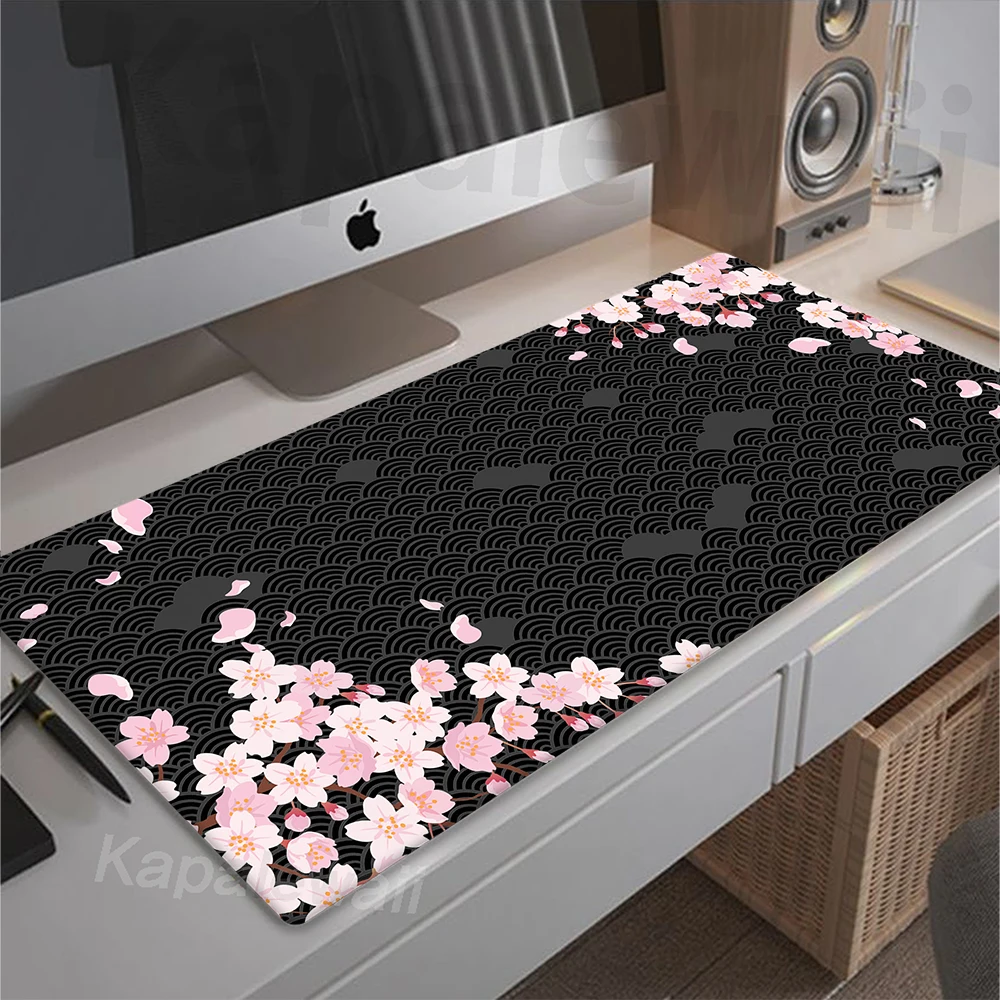 

Cherry Blossom Mouse Pad Japanese Sakura Mouse Mat Game Desk Mats Rubber Mousepad Keyboard Compute Laptop Notebook Carpet