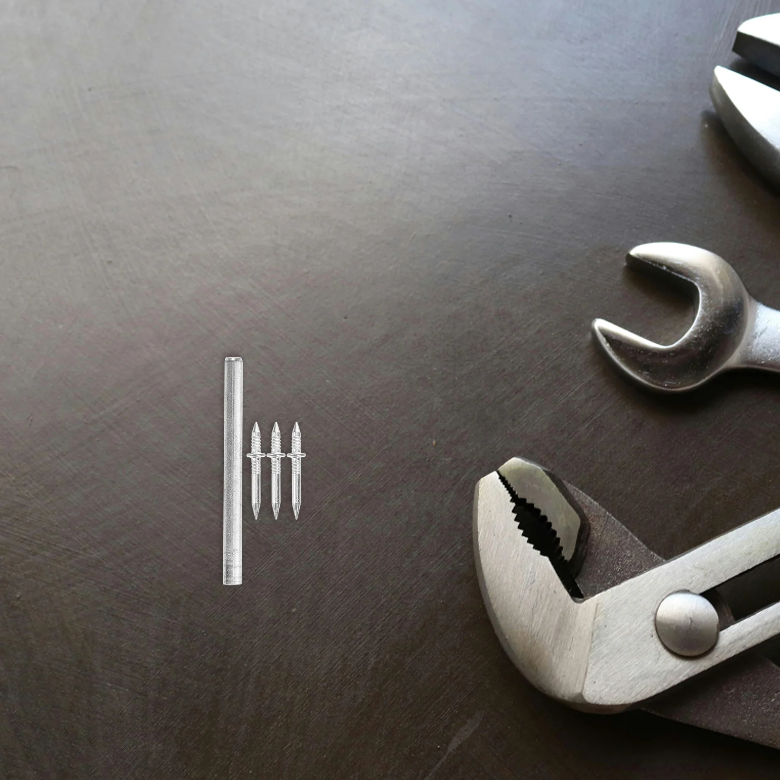 

400Pcs Double Way Bothway Invisible Threaded Nails Skirting Board Seamless Baseboard Trim Fixing Nails for Door Frame Steps