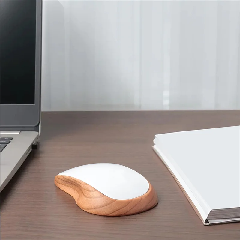 

Основание из цельного дерева Type-C для чехла для мыши Mac Magic Mouse, увеличивающие компьютерные аксессуары-N36R