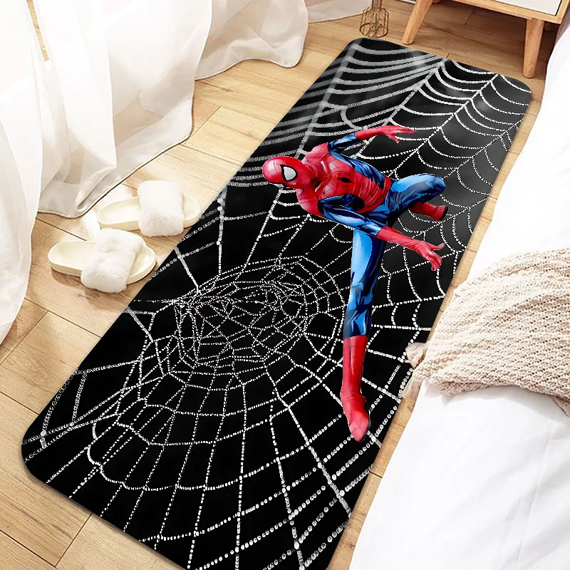 Marvel hot movie Spiderman Door Mat Entrance Non-slip Washable Kitchen Carpet Living Room Hallway Rugs Bathroom Bath Door Mats