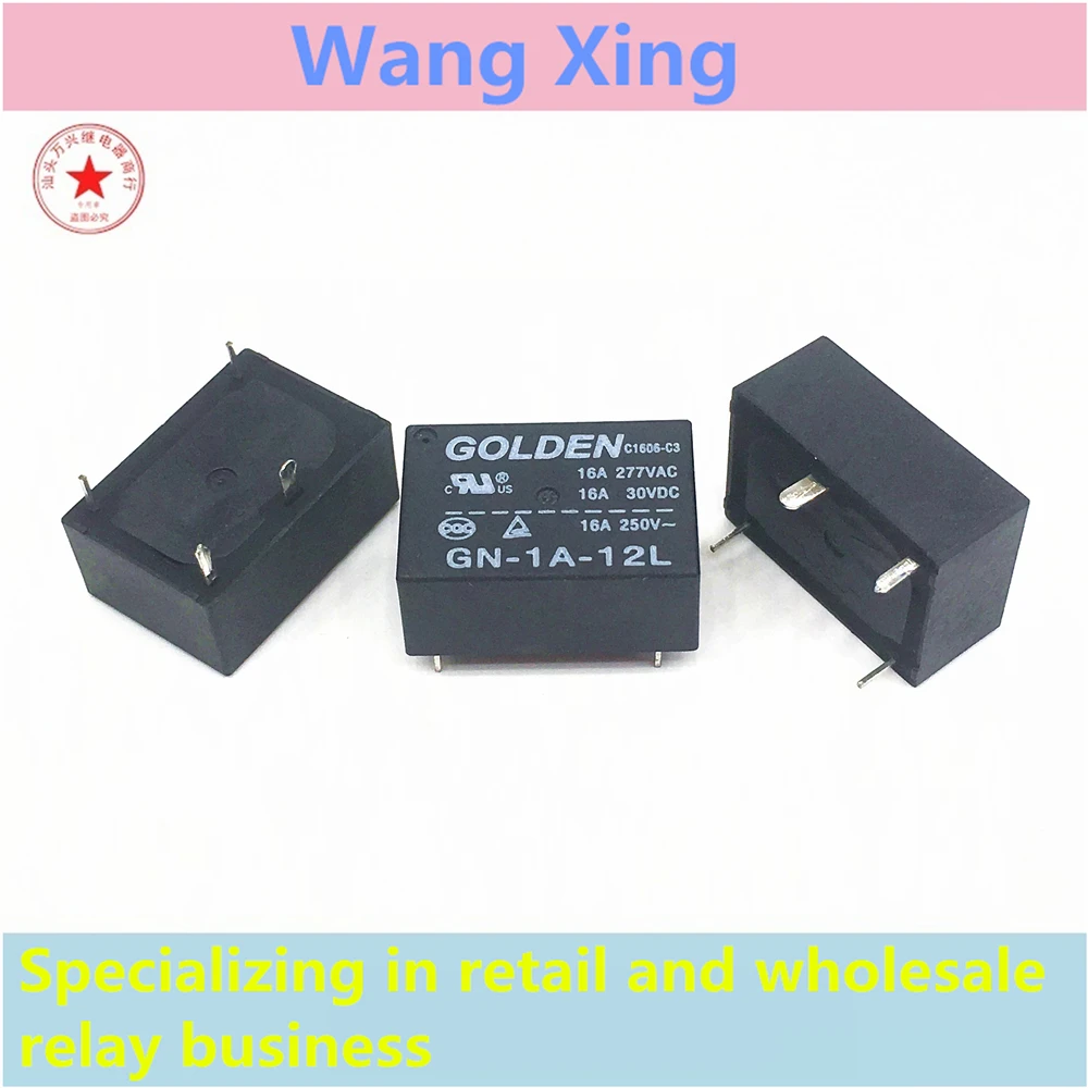 GN-1A-5L GN-1A-12L GN-1A-5LCF Electromagnetic Power Relay 4 Pins