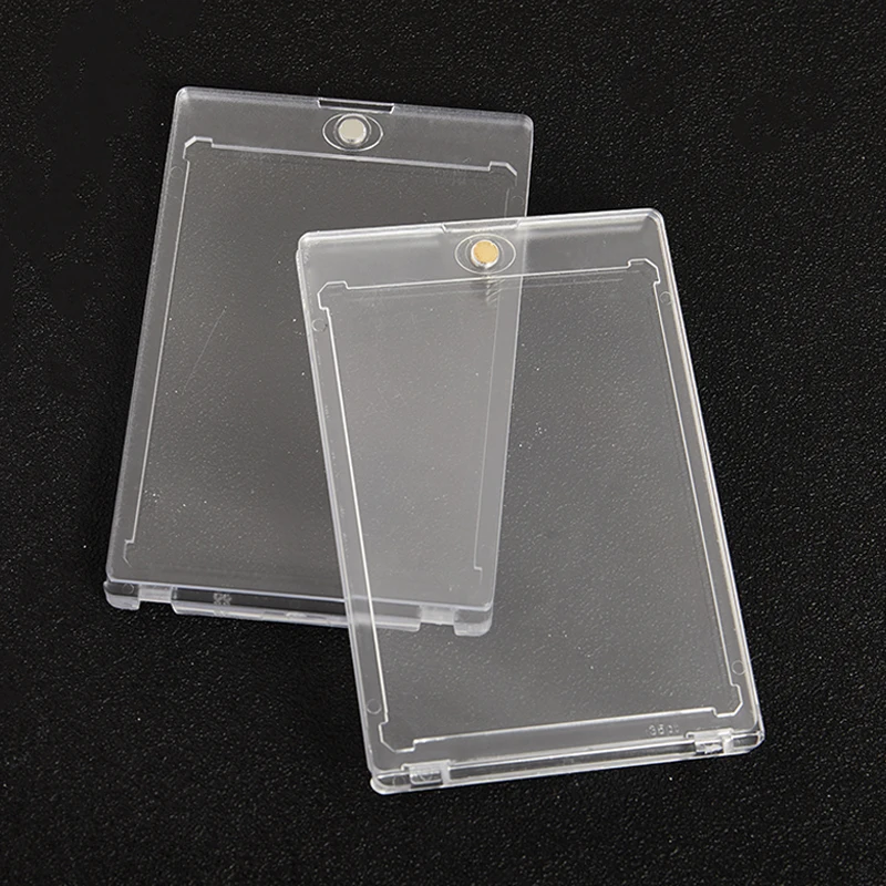 1 ULTRA-PRO ONE-TOUCH Magnetic 35PT UV Protected Card Holders Acrylic Clear Protective Case Gaming Trading Card Folder