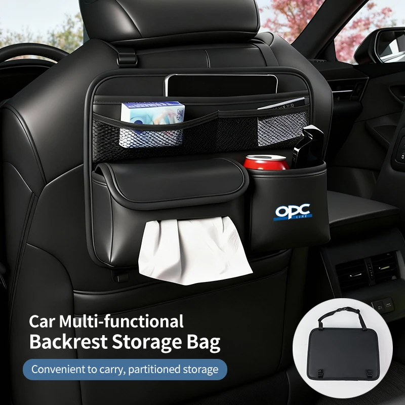 

Car accessories interior Multifunctional Seat Back Organizer PU Leather Storage Bag For Opel Corsa Astra Vectra Zafira