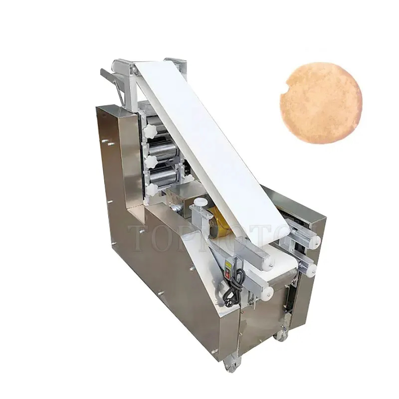 Dumpling Wrapper Machine Automatic Pita Bread Tortilla Dough Sheeter Pizza Maker