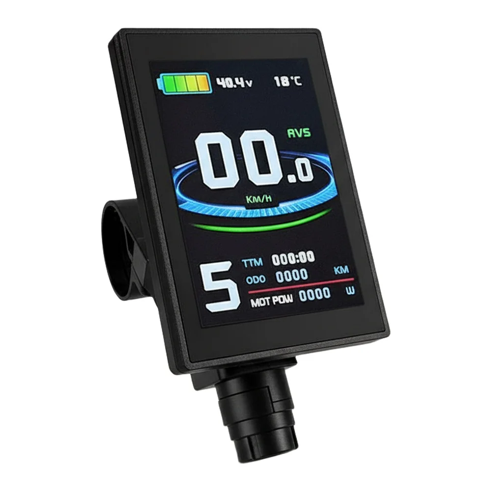 

Electric Bike Instrument Panel LCD8S Display 24V 36V 48V with Waterproof Connector Compatible with For KT Ebike