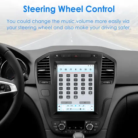 9.7" Android 12 Car Radio For Opel Insignia Buick Regal 2009 -2013 Multimedia Stereo Vertical Screen Carplay 4G WIFI Player 8 best sales radio opel insignia 2009 - №8