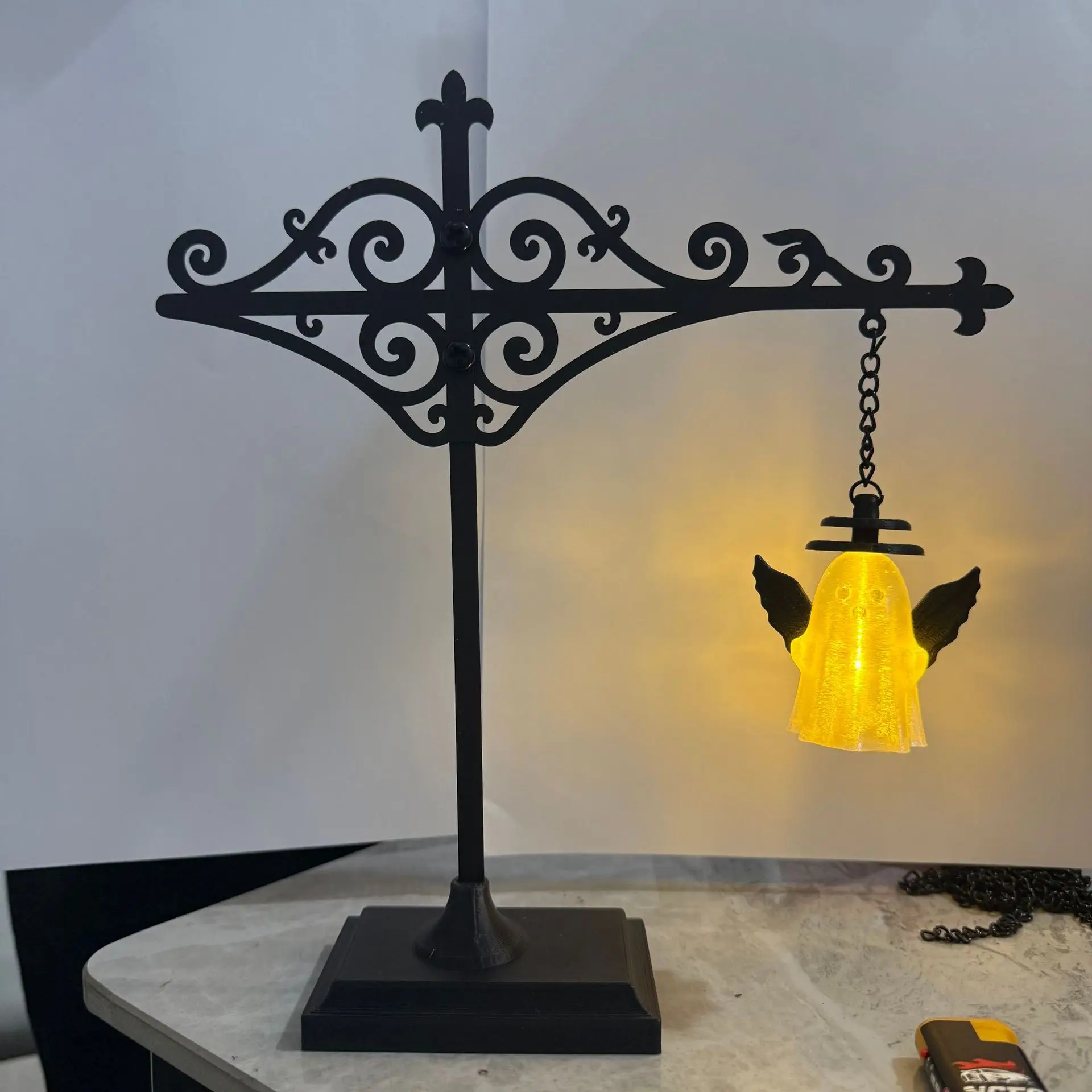 Linterna de biblioteca, iluminación decorativa para estantería, linterna retro para biblioteca, lámpara para estantería,