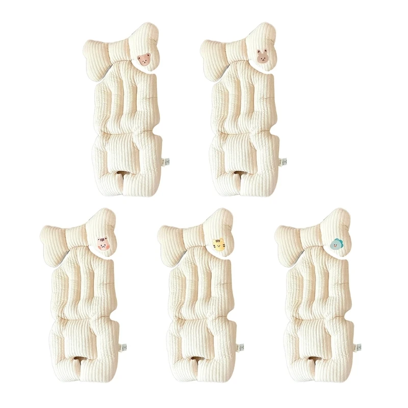 

57EE Baby Stroller Cushion Buggys Pushchair Baby Car Liner Cartoon Support Pad
