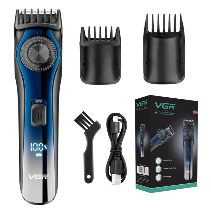VGR-080 Hair Trimmer For Men Beard Trimer Professional Hair Clipper Electr Razor Hair Cutting Machine Haircut Electr Shaver