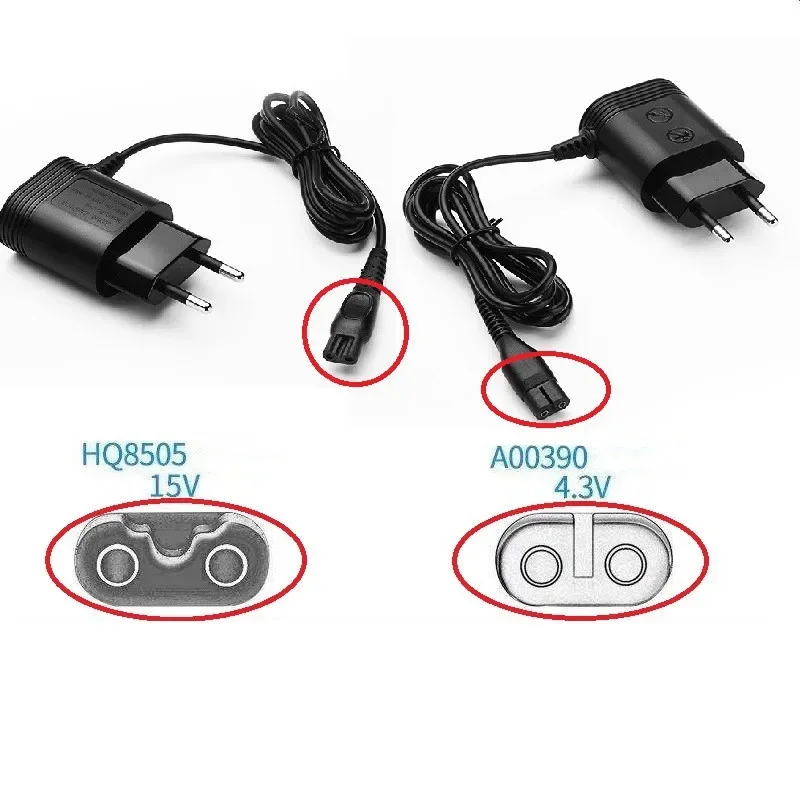 For PHILIPS Razors HQ8505 7000 5000 3000 9000 2000 2300 Mg7750 Mg7790 8500X Series Razor Charging Cable 15V 5.4W Power Adapter
