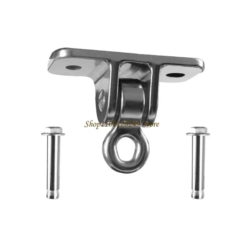 N5KD Durable Stainless Steel Swing Hook Hangers 850Kg Heavy Duty Fixed Buckle for Yoga Swing Trapeze Hammock
