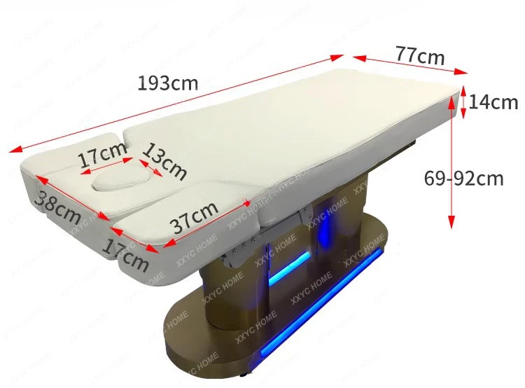 

Luxury Modern Bed Manicure Table for Nails Professional Eyelash Offer Massage Liege Portable Folding Stretcher Tables Spa Adults