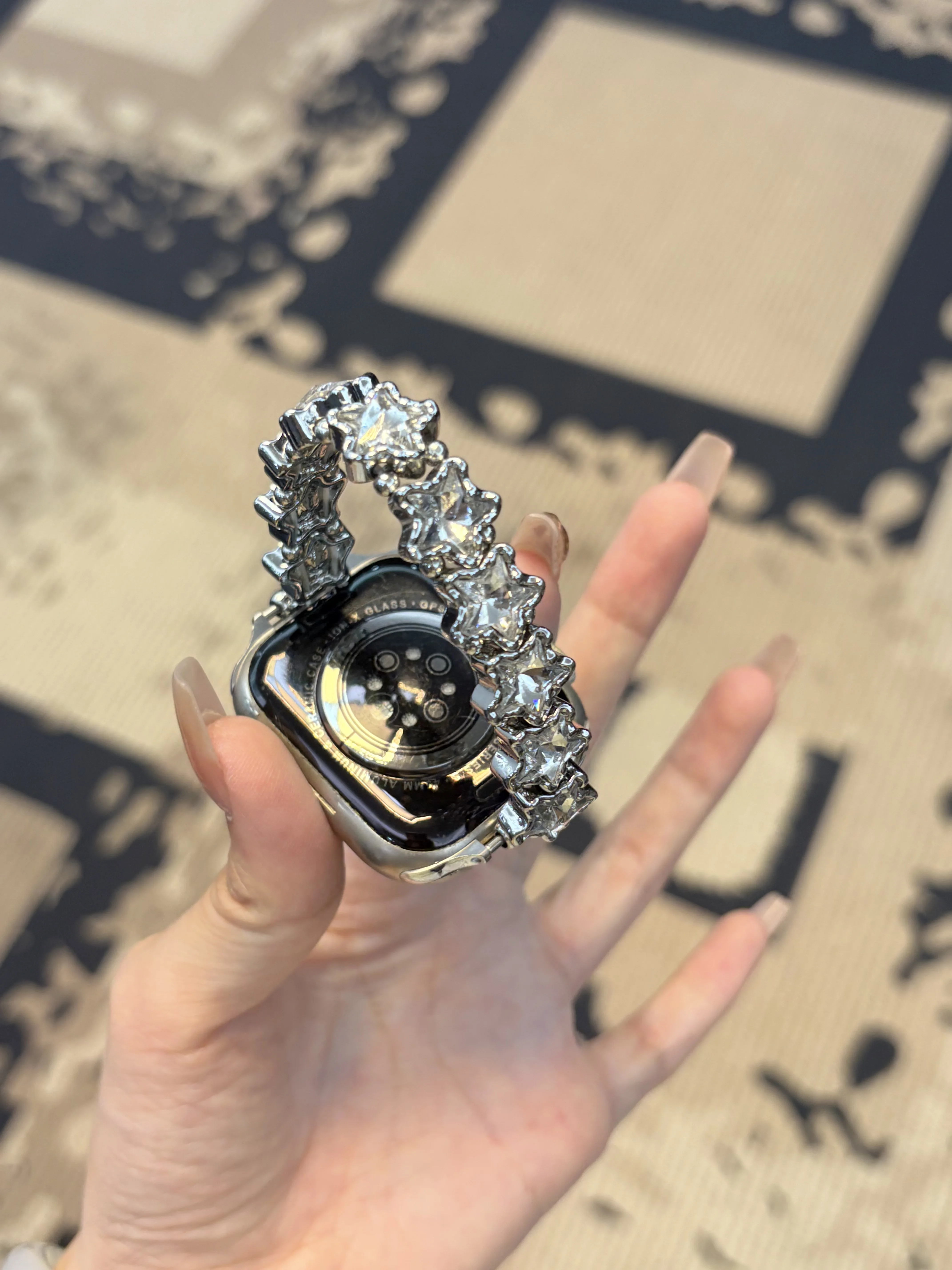 

Compatible with iWatch watch strap 38mm 40mm 41mm 42mm 44mm 45mm 49mm star colored diamond fashion strap