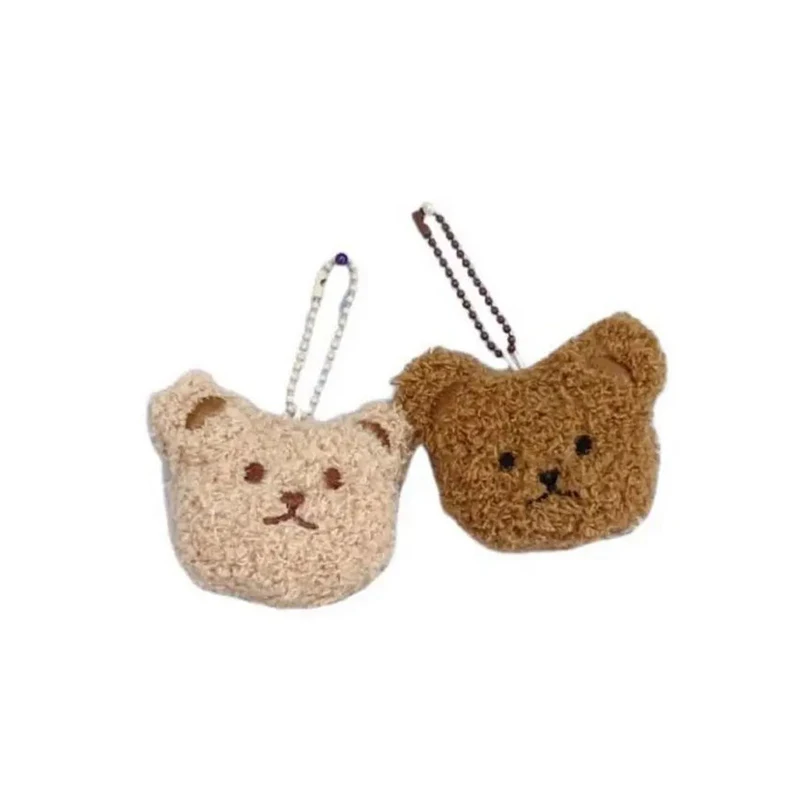 Jolies poupées en peluche d'ours mignon, breloques d'anime, clé de dessin animé, pendentif de sac JOSoft, jouet en peluche, accessoire de confrontation