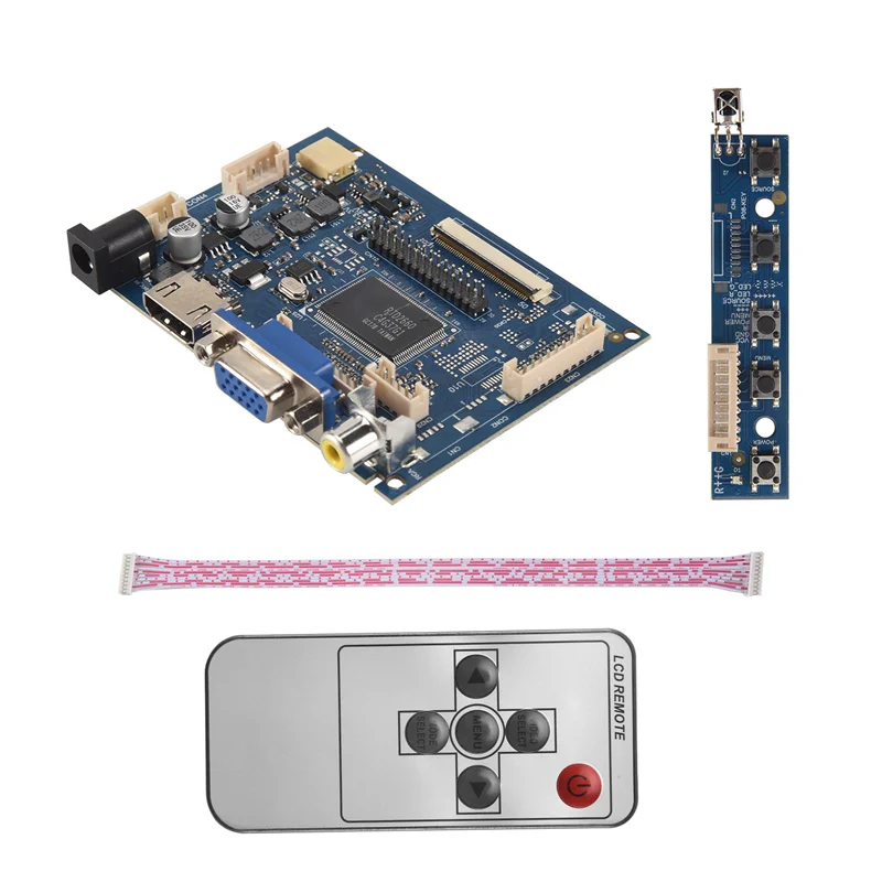 AA08-7 Polegada 1024x600 tela lcd placa de driver com monitor placa driver para raspberry pi suporte av invertendo prioridade