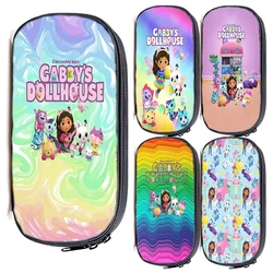 Gabby's Dollhouse Pencil Case Gabby Cat Student Pencil Cases Pen Bag Storage Box Boy Girl Kid Office School Stationery Supplies