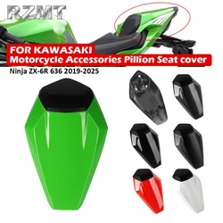 Motorcycle Rear Passenger Pillion Seat Cover Fairing Cowl ABS Accessories For Kawasaki Ninja ZX6R ZX 6R ZX-6R 636 2019-2025