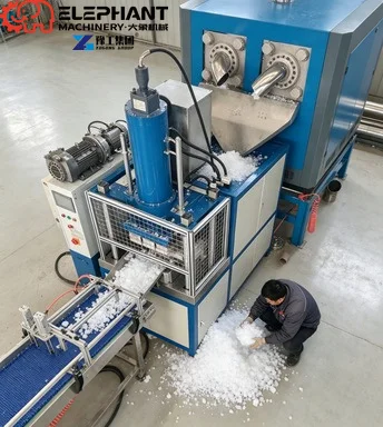 Factory Direct Supply Dry Ice Maker 50kg/h Energy Saving Easy Operation Small Production Dry Ice Processing Machine