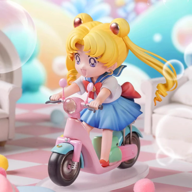 バンダイ 13 センチメートルセーラームーンの森ウサギミニモトムーンウサギ水アイスムーン Q バージョン GK アニメフィギュア玩具ギフト