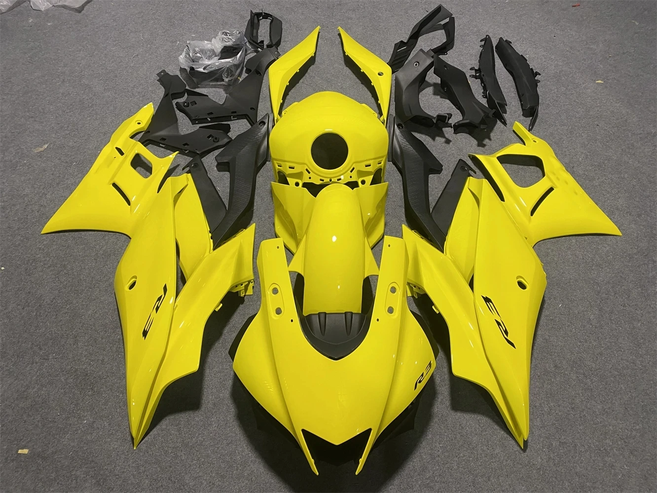 Motorcycle Fairing kit for Yamaha R3 19-23 R25 2019 2020 2021 2022 2023 Fairing Glossy yellow