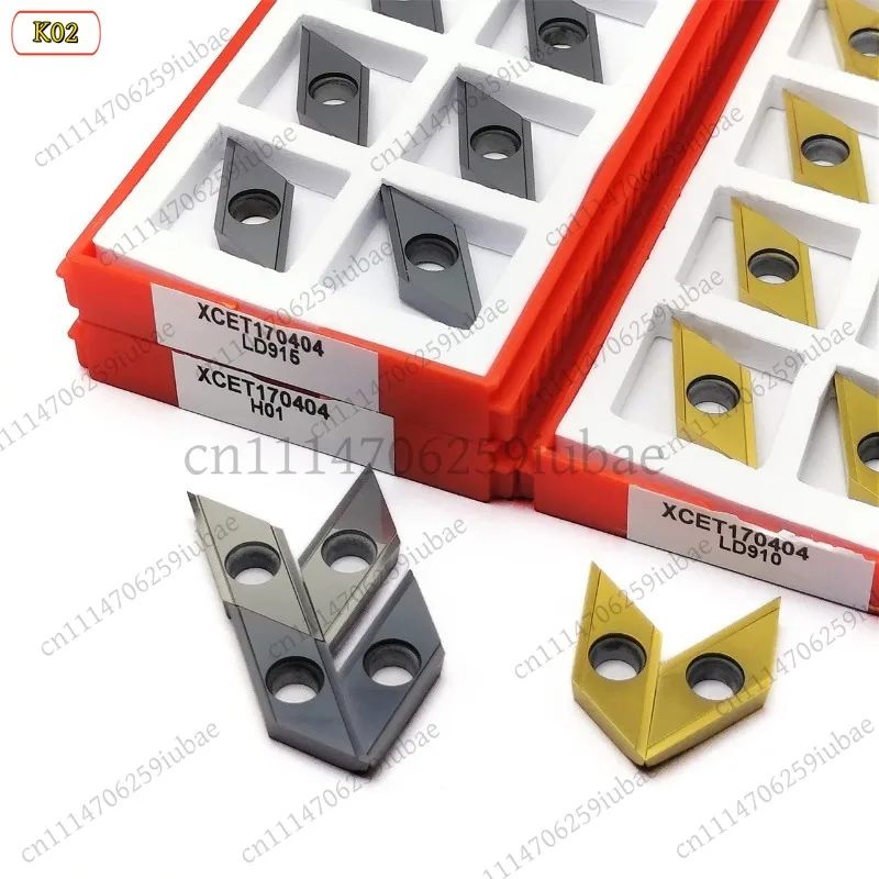 BK_High Quality Carbide Blade LD915 LD910 H01 Metal Turning Chamfering Insert Tool Holder Accessories for ECC17005R Metalworking
