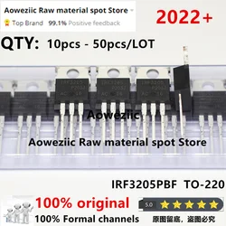 Aoweziic 2022 + 10pcs - 50pcs 100% 신제품 수입 오리지널 IRF3205 IRF3205PBF TO-220 인버터, 55V 110A 200W