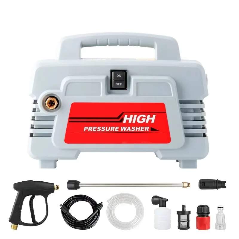6.3L/Min 1500W Mini Automatic Electric Portable Car High Pressure Washer Cleaner