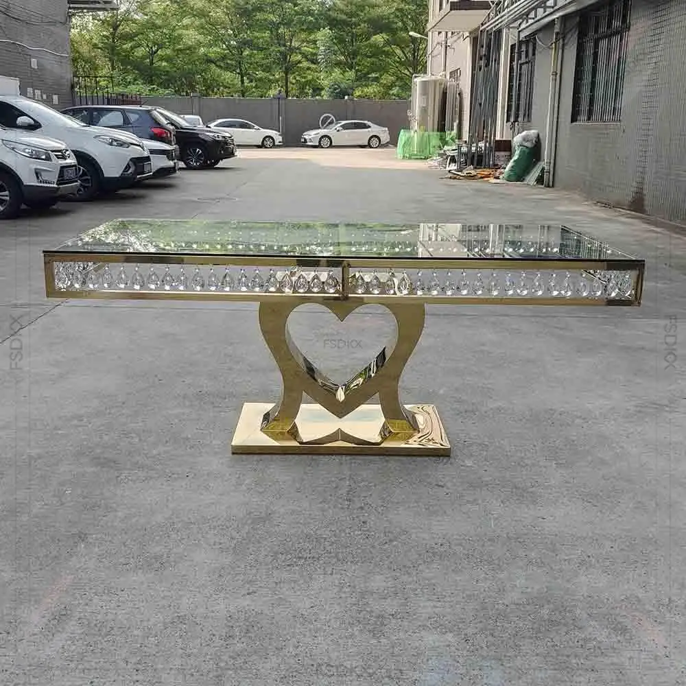 Leg Dining Table Dining Tables Sets Stainless Steel Marble Glass Top Metal with Chairs Dining Room Sets Modern Luxury Wedding