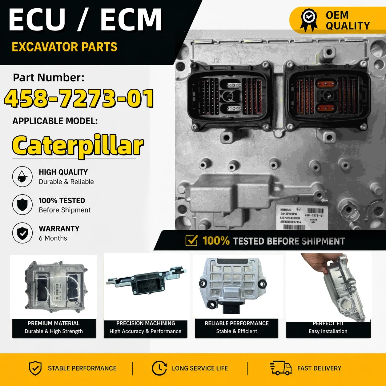 High Quality 236D Loader Engine ECM 369-3556 3693556 236D Unit Controller 4587273 458-7273 458-7723 464-2924 4642924