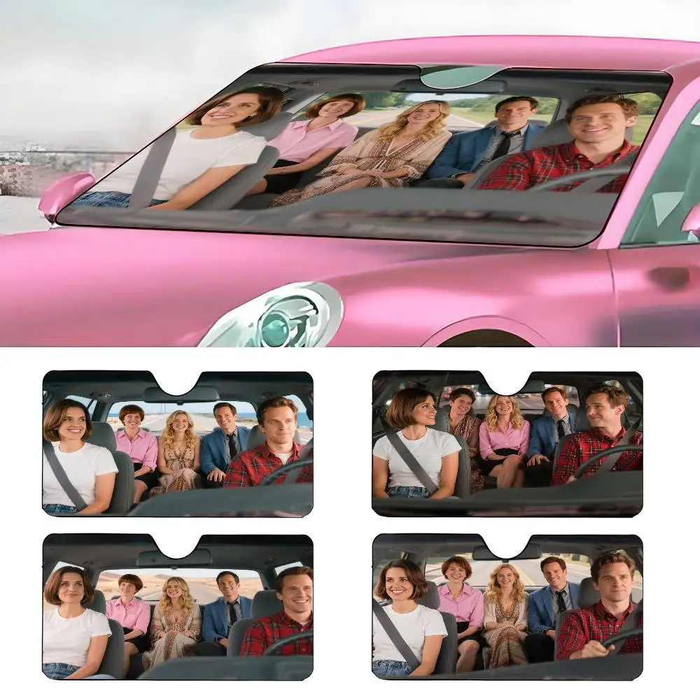 

Classic TV F-Friends Driving Cool Car SunShade Windshield Anti-UV Protection Front Sun Shade Protector for Vehicle Interior