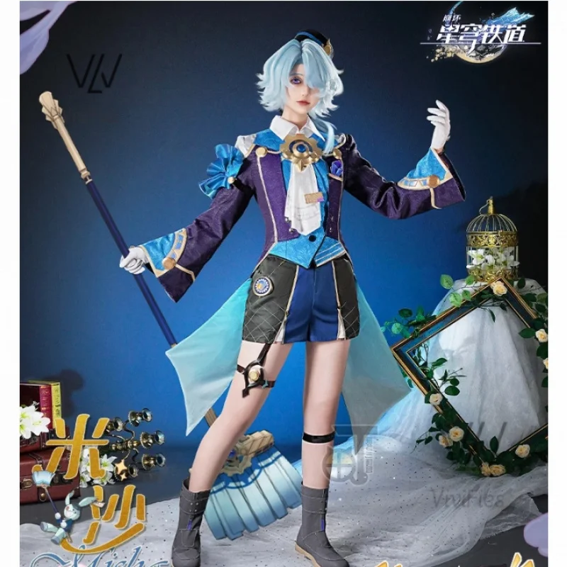 

Honkai: Star Rail Misha Cosplay Costume Daydream Hotel Doorman Game Suit Handsome Uniform Cosplay Halloween Party Outfit for Men