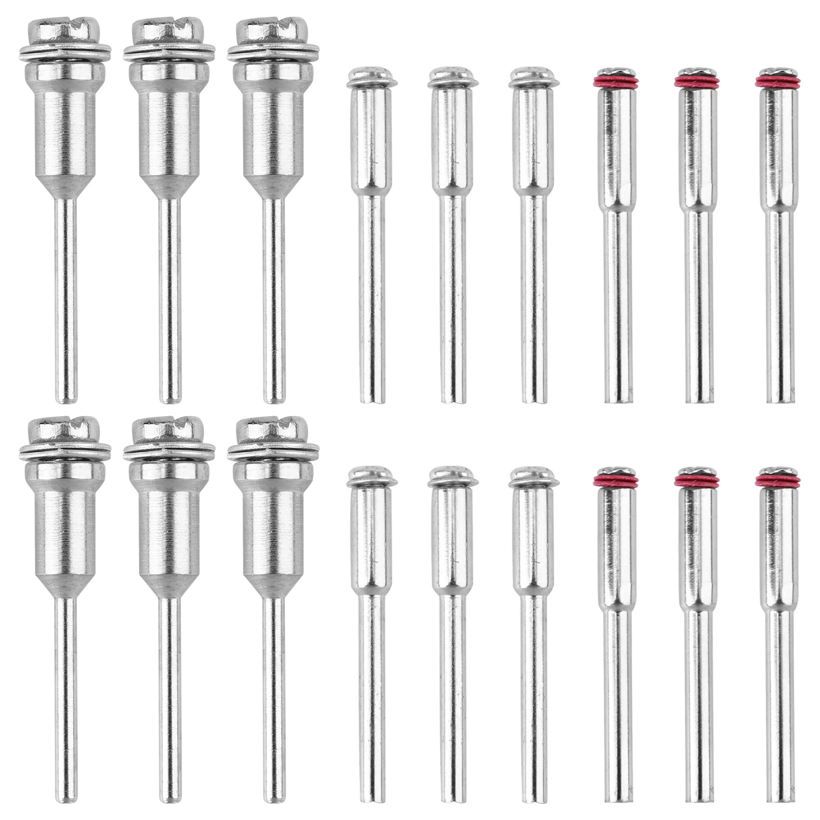 

26 pcs Screw M Steel Screw M for Cutting Wheels Mini Shaft Hardened Accessories Rotary Tools Woodworking Hardware